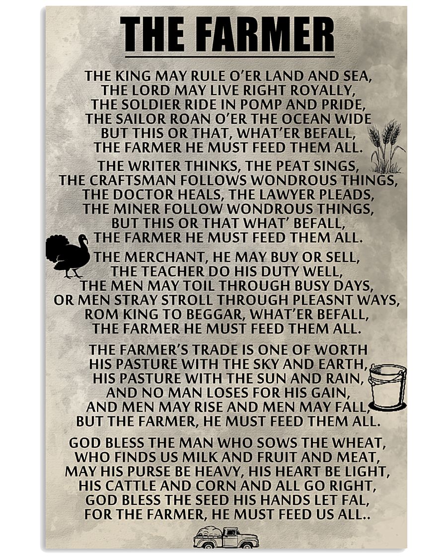 FAMILY FARMER POSTER 11x17 Poster