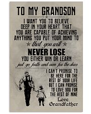 FISHING POSTER TO GRANDSON N034 11x17 Poster front