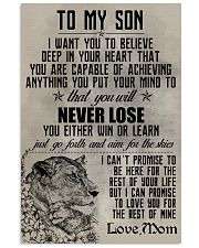 LION - TO MY SON 16x24 Poster front