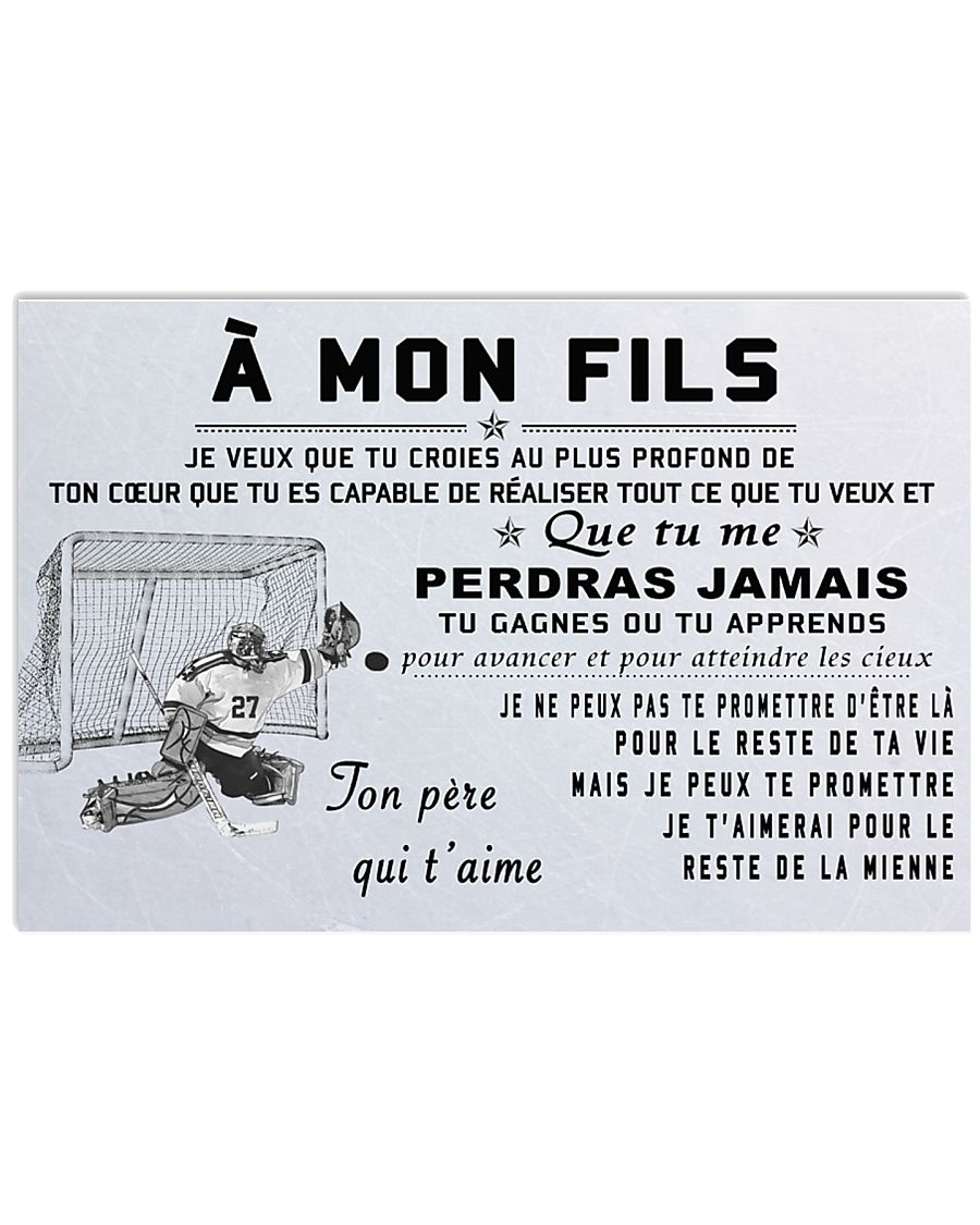 make it the meaningful gift to your son 24x16 Poster