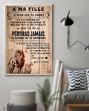 lion poster-to daughter-never lose french vs1 11x17 Poster lifestyle-poster-1