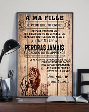 lion poster-to daughter-never lose french vs1 11x17 Poster lifestyle-poster-2