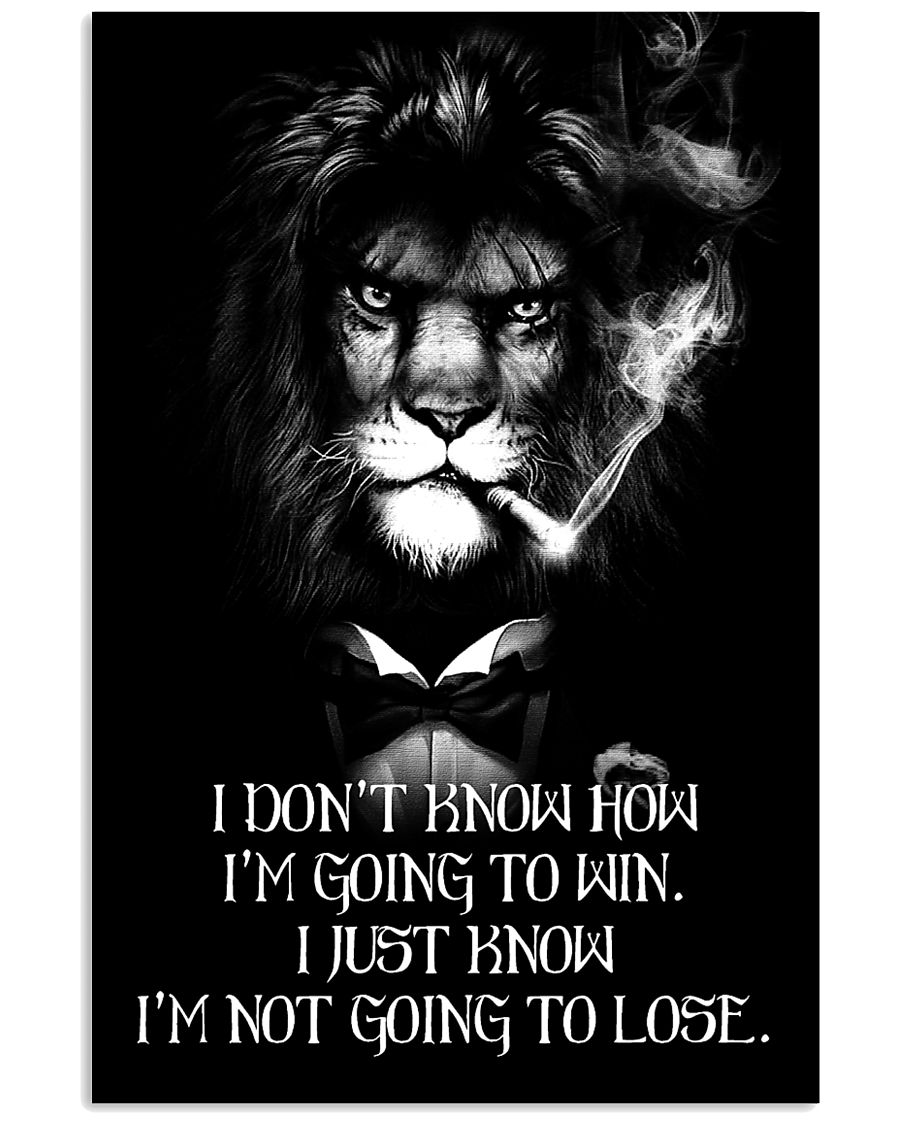 LION - A STUDENT SAID 16x24 Poster
