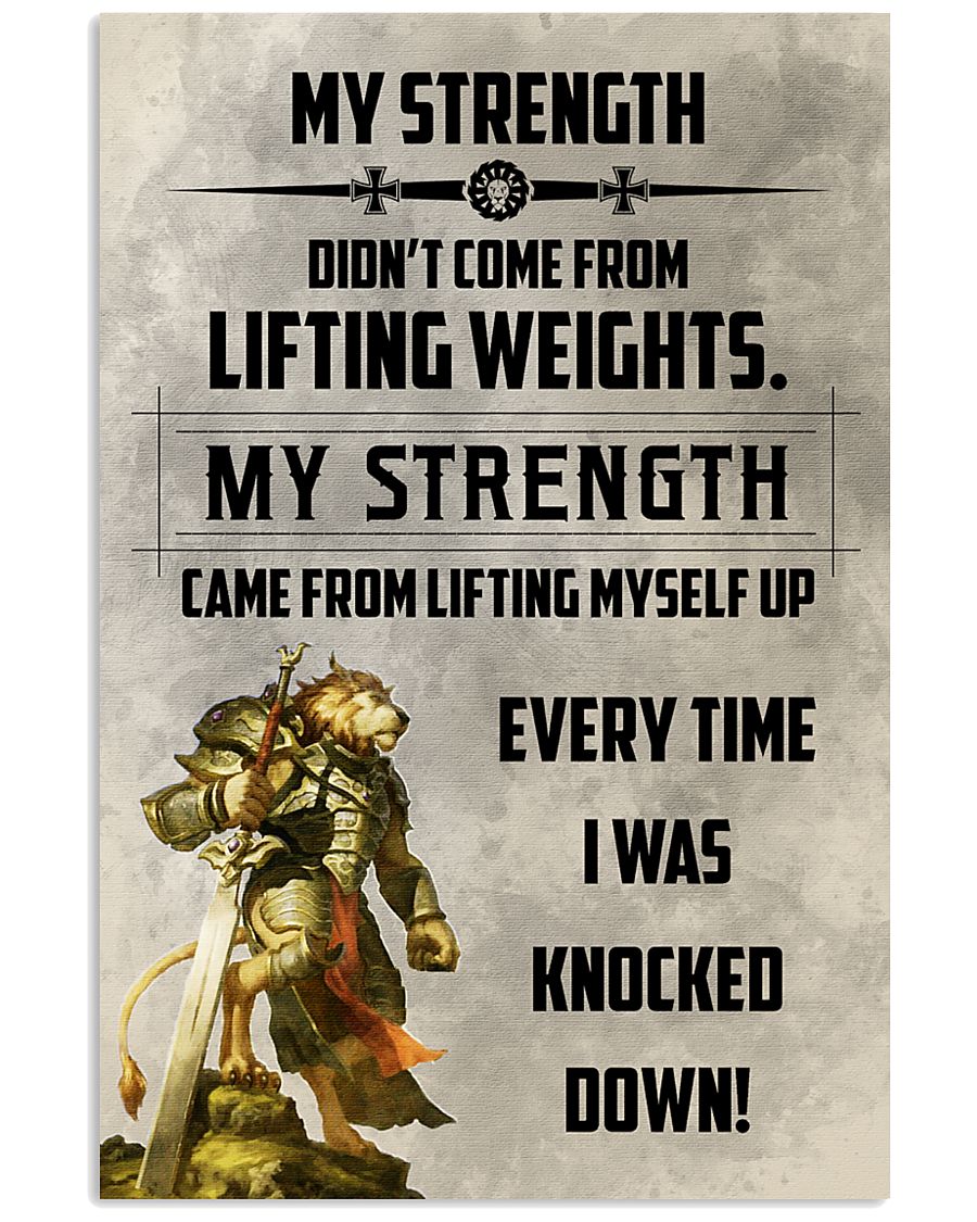 LION - MY STRENGTH 16x24 Poster