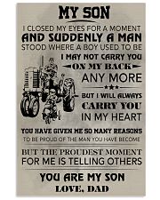 FARMER POSTER - TO MY SON 11x17 Poster front