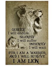 LION 16x24 Poster front