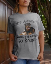 Coffee & Rottweilers make the world go round - for Rottweiler lover Classic T-Shirt apparel-classic-tshirt-lifestyle-20