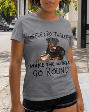 Coffee & Rottweilers make the world go round - for Rottweiler lover Classic T-Shirt apparel-classic-tshirt-lifestyle-front-237