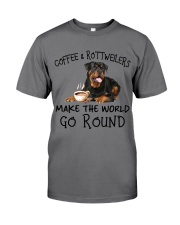 Coffee & Rottweilers make the world go round - for Rottweiler lover Premium Fit Mens Tee tile