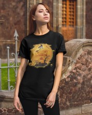 Pug Fun Halloween Moon Classic T-Shirt apparel-classic-tshirt-lifestyle-06