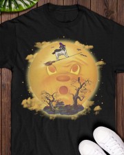 Pug Fun Halloween Moon Classic T-Shirt apparel-classic-tshirt-lifestyle-front-160
