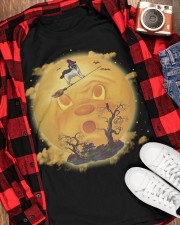Pug Fun Halloween Moon Classic T-Shirt apparel-classic-tshirt-lifestyle-front-163