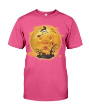 Pug Fun Halloween Moon Premium Fit Mens Tee tile