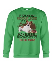 Jack Russell You Are Not Chocolate Or Coffee Crewneck Sweatshirt tile