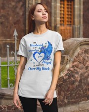 Husband is my guardian angel personalized Classic T-Shirt apparel-classic-tshirt-lifestyle-06