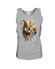 Elephant Lovely Family Unisex Tank tile