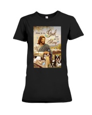 Boston terrier give it to God and go to sleep Premium Fit Ladies Tee tile