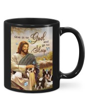 Boston terrier give it to God and go to sleep Mugs tile