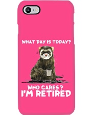 Ferret I Am Retired Phone Case tile