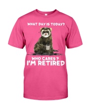 Ferret I Am Retired Classic T-Shirt tile