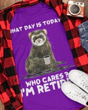 Ferret I Am Retired Classic T-Shirt apparel-classic-tshirt-lifestyle-front-163