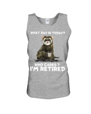 Ferret I Am Retired Unisex Tank tile