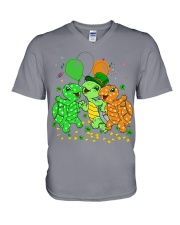 Turtle Cute Patrick V-Neck T-Shirt tile