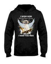 Shih tzu i need you here - for Shih tzu lover Hooded Sweatshirt tile
