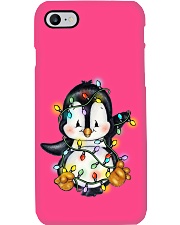 Penguin Christmas Colors Phone Case tile