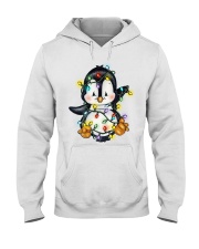 Penguin Christmas Colors Hooded Sweatshirt tile