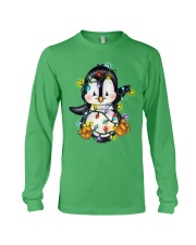 Penguin Christmas Colors Long Sleeve Tee tile