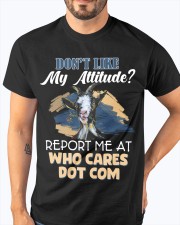 Goat don't like my attitude Classic T-Shirt apparel-classic-tshirt-lifestyle-front-96