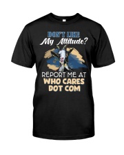 Goat don't like my attitude Classic T-Shirt front