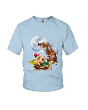 Pomeranian Special Ride Christmas Youth T-Shirt tile