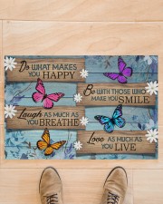 Butterfly Do What You Love Doormat 34" x 23" aos-doormat-34-x-23-lifestyle-front-02