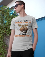 Moose My Mouth Doesn't Say It Classic T-Shirt apparel-classic-tshirt-lifestyle-17