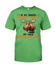 Moose My Mouth Doesn't Say It Premium Fit Mens Tee tile