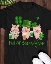Pig Full Of Shenanigans Classic T-Shirt apparel-classic-tshirt-lifestyle-front-160