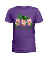 Pig Full Of Shenanigans Ladies T-Shirt tile