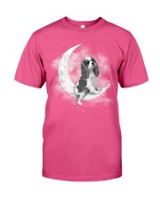 Cavalier King Charles Spaniel Sit On The Moon Mug Premium Fit Mens Tee tile
