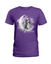 Cavalier King Charles Spaniel Sit On The Moon Mug Ladies T-Shirt tile