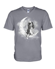 Cavalier King Charles Spaniel Sit On The Moon Mug V-Neck T-Shirt tile