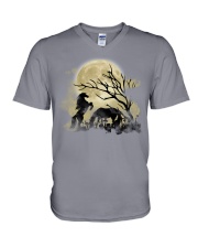 Horse Queen Of The Dark V-Neck T-Shirt tile