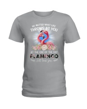 Flamingo Still Loves You At The End Of The Day Ladies T-Shirt tile