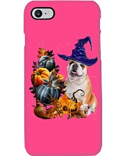  Bulldog Fall Night Phone Case tile