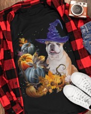  Bulldog Fall Night Classic T-Shirt apparel-classic-tshirt-lifestyle-front-163