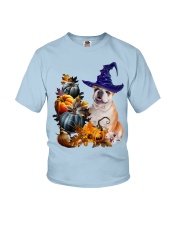  Bulldog Fall Night Youth T-Shirt tile
