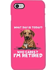 Rhodesian Ridgeback I Am Retired Phone Case tile