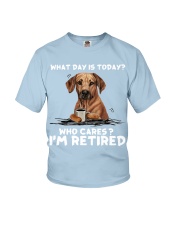 Rhodesian Ridgeback I Am Retired Youth T-Shirt tile