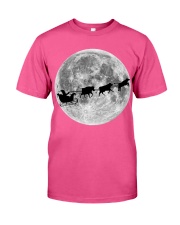 Cow Christmas Moon Night Classic T-Shirt tile